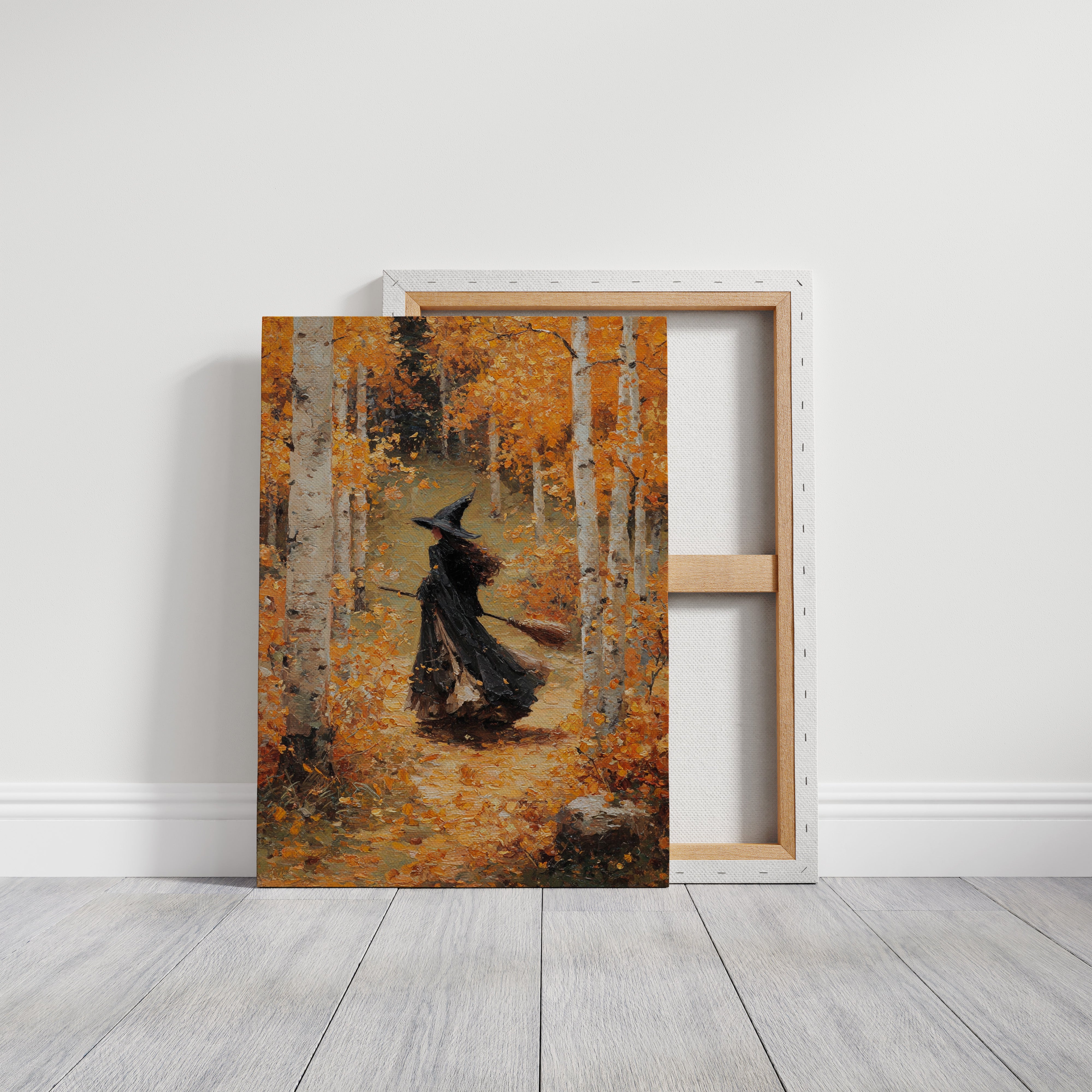 Through Golden Leaves She Dances