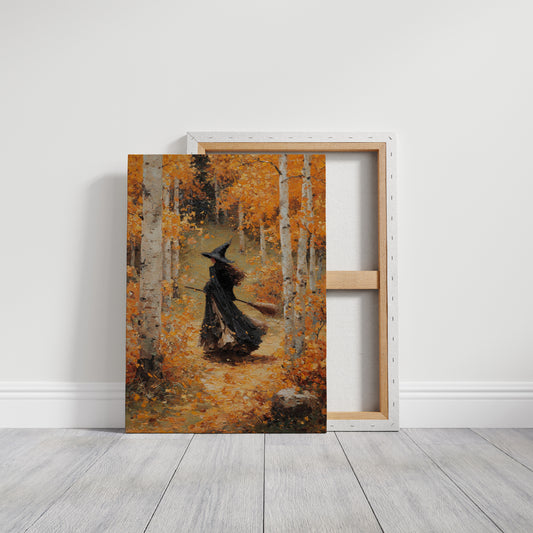 Through Golden Leaves She Dances