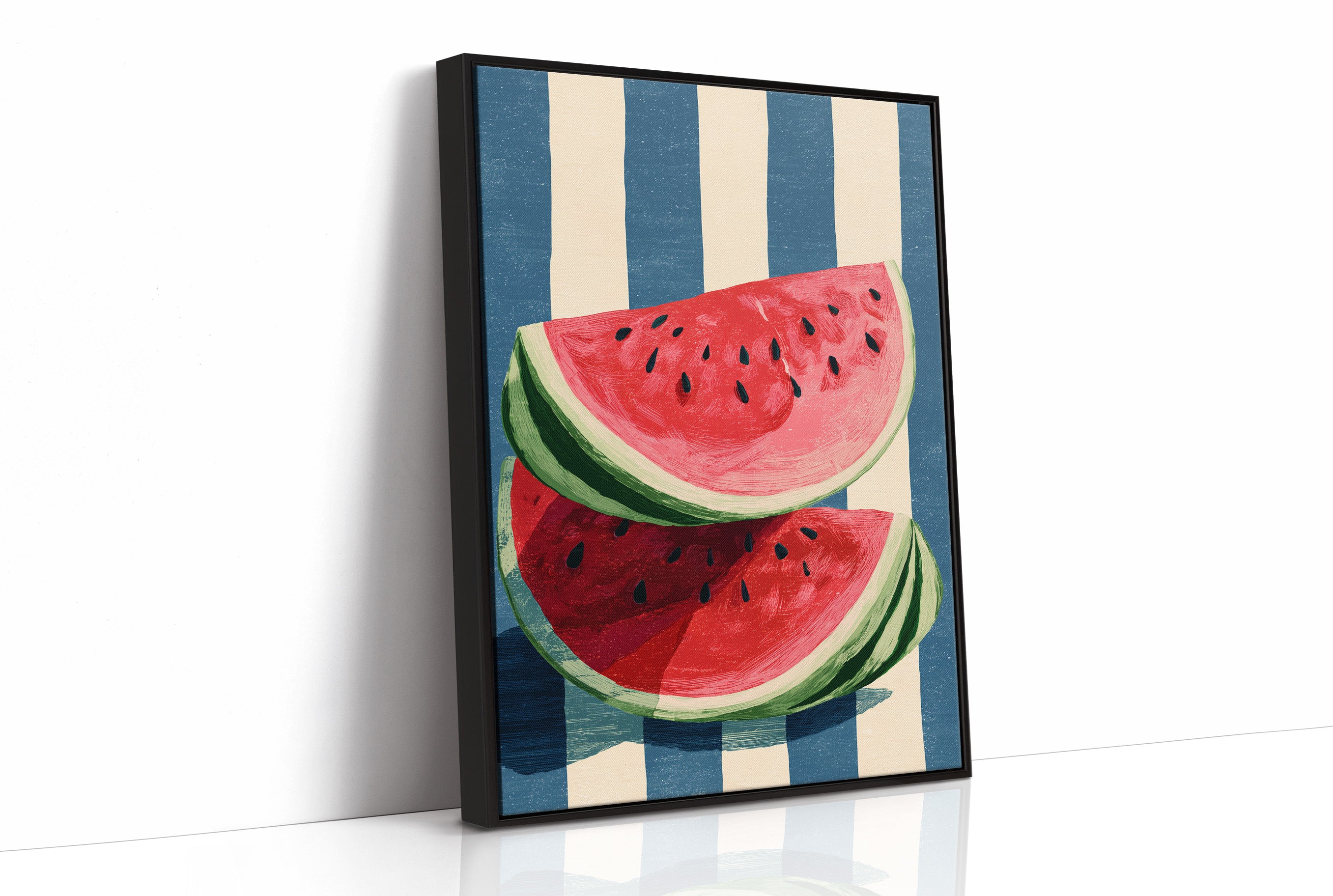 Sweet Slices in Blue Stripes