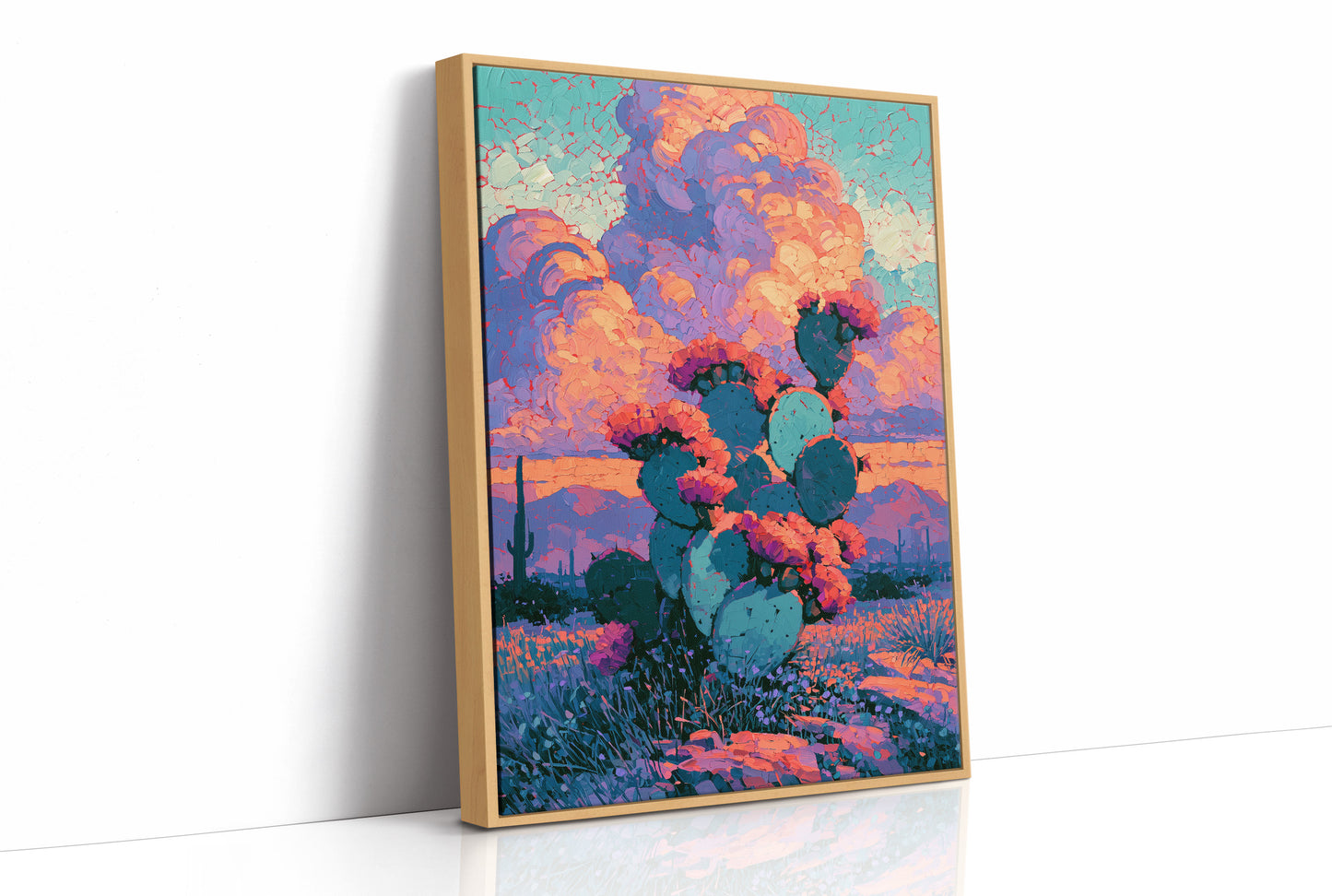 Prickly Pear at Sunset Bloom