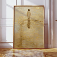 Golden Light Jesus Walking on Water