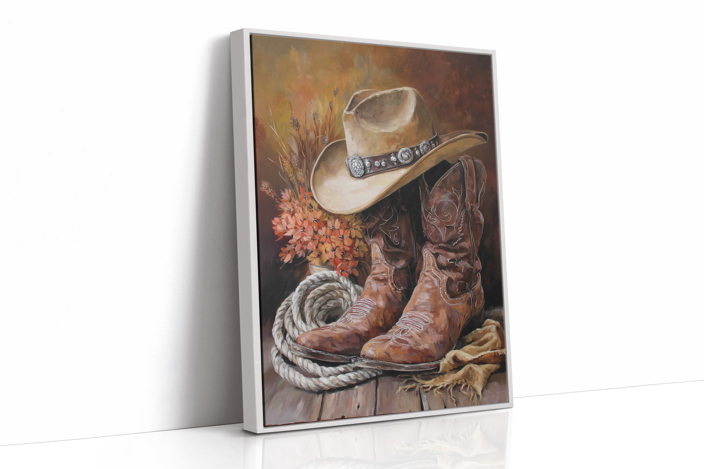 Weathered Boots Tell Ranch Stories
