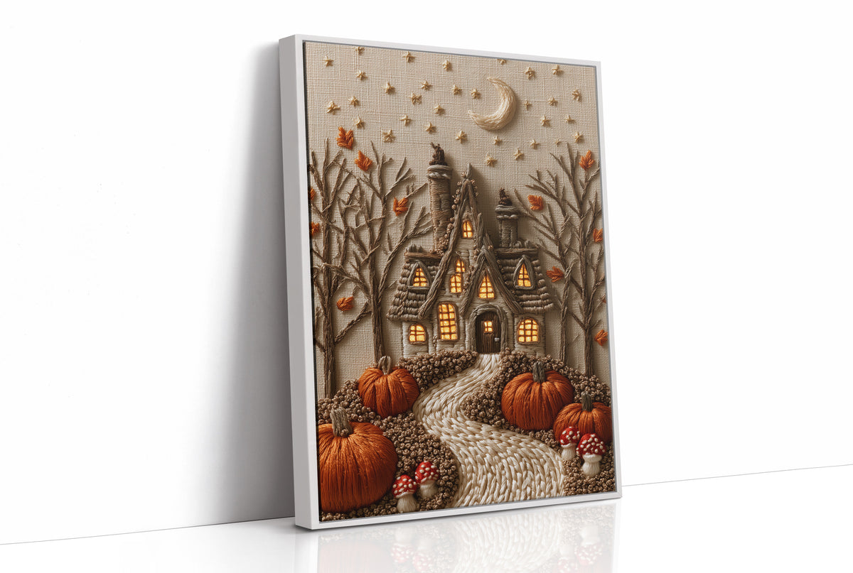 Stitched Cottage, Pumpkin Harvest