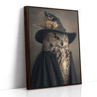 Midnight Sage With Amber Eyes