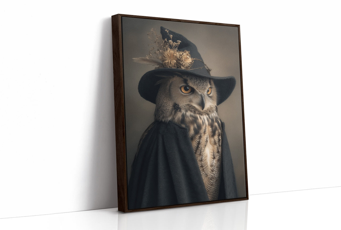 Midnight Sage With Amber Eyes