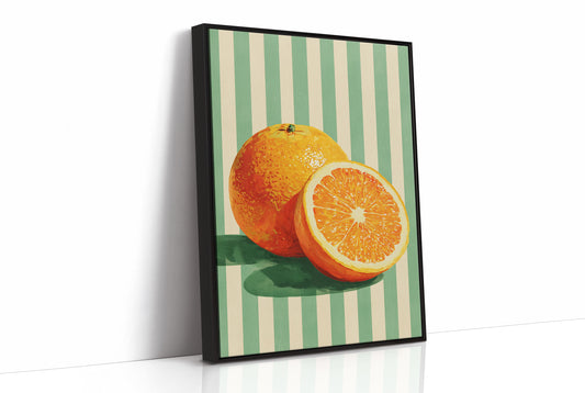 Citrus Glow in Mint Stripes