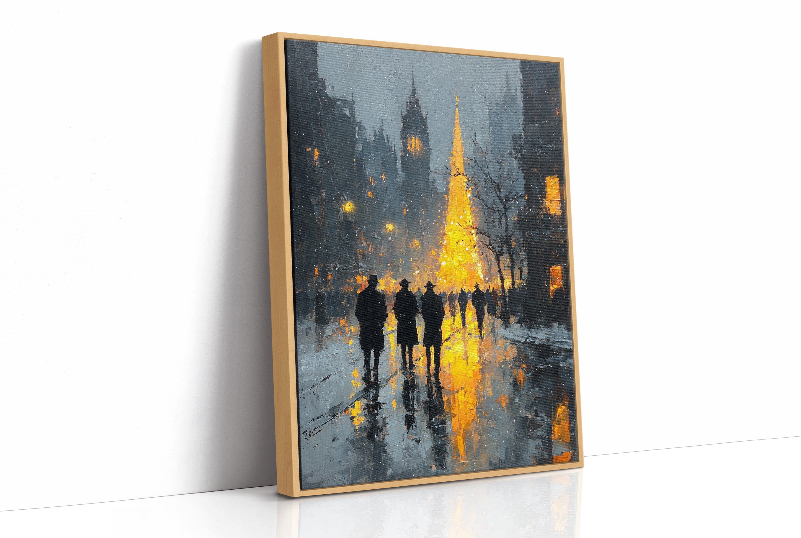 They Walked Toward the Warm Light