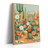 Desert Vista: Blooming Oasis