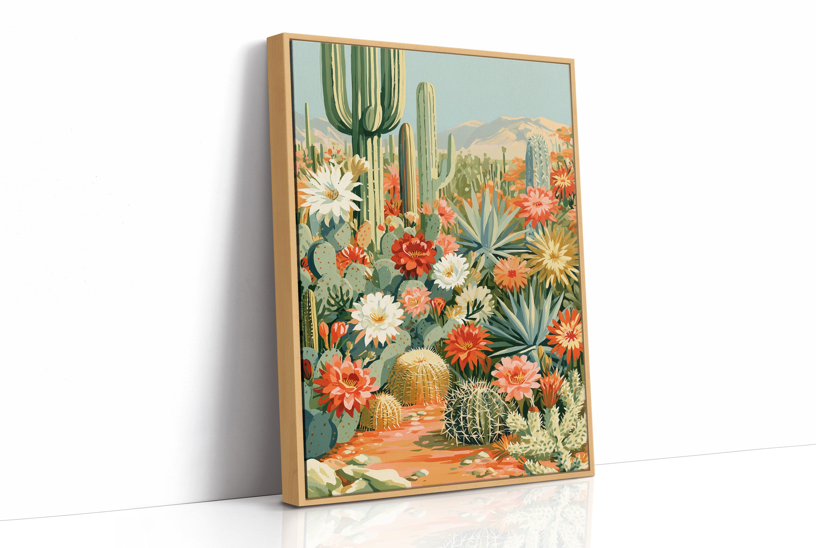 Desert Vista: Blooming Oasis