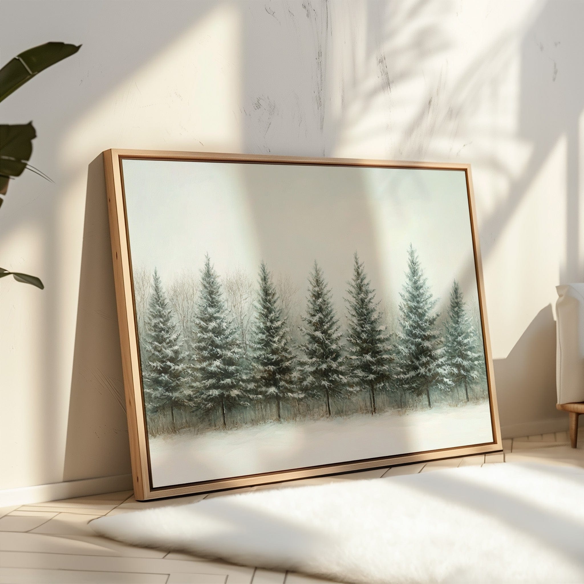 Evergreens Stand Their Winter Watch