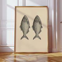 Two Fish Vintage Loaves and Fishes Symbol