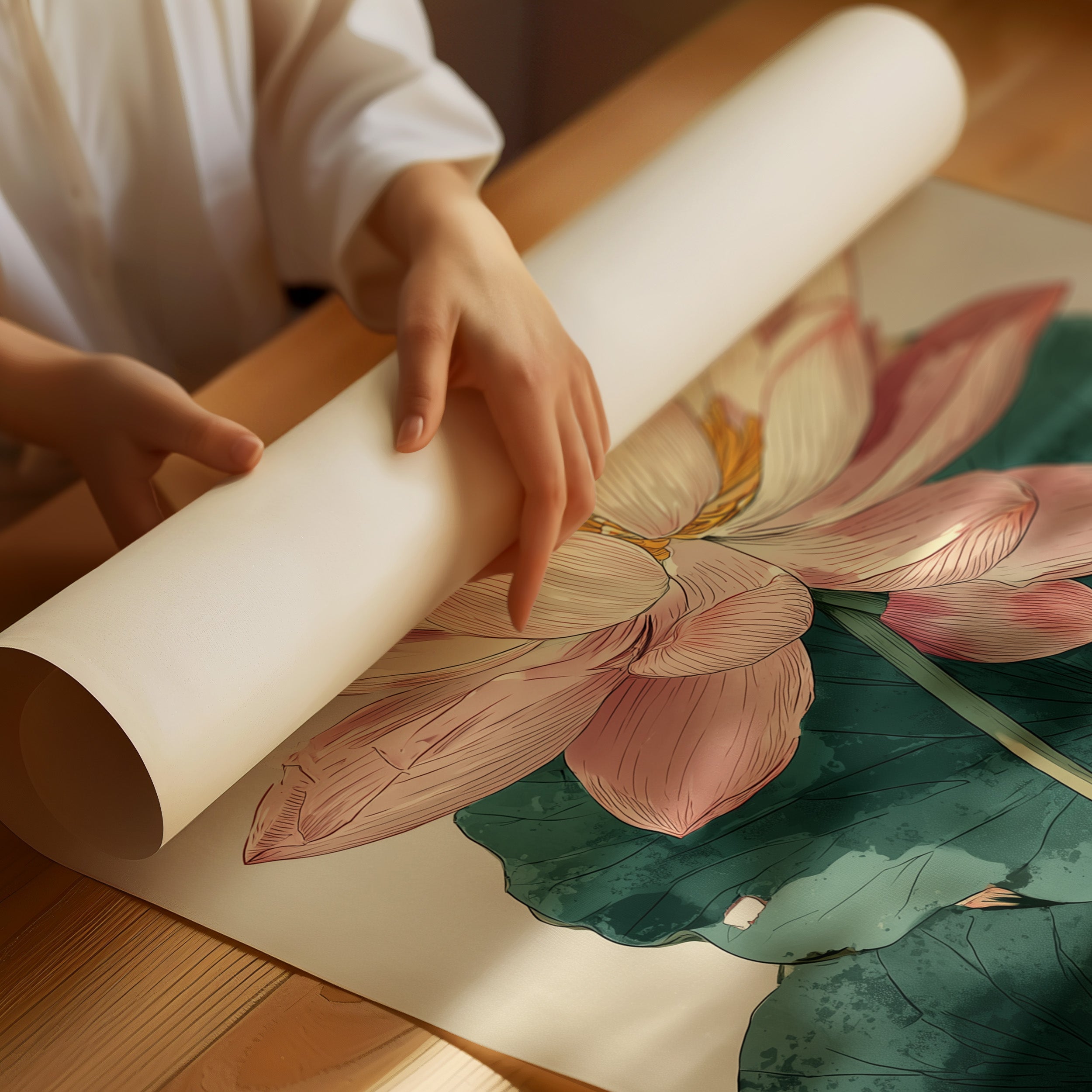 The Lotus Rose Without Being Asked