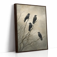 Ravens Hold The Barren Branch