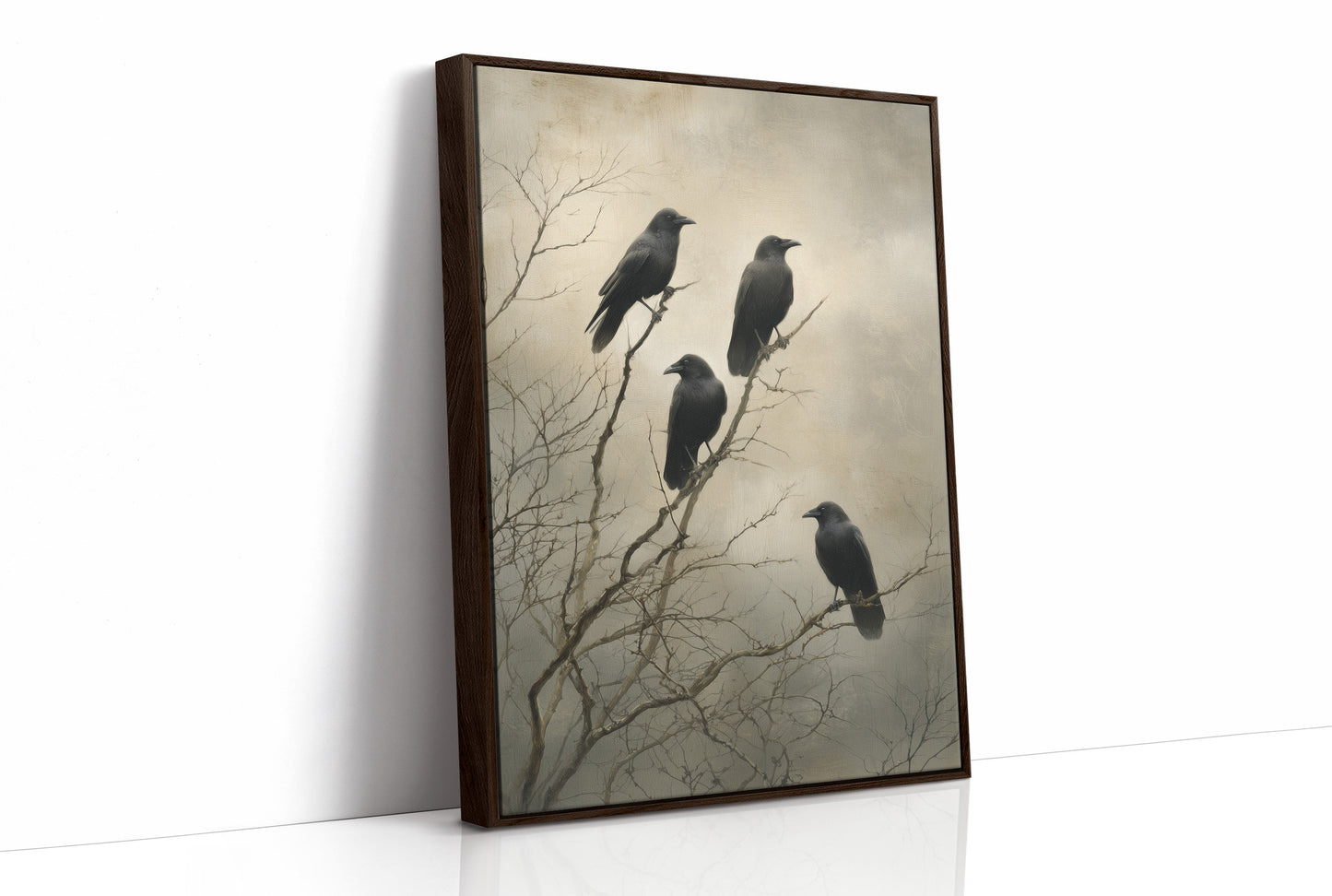 Ravens Hold The Barren Branch