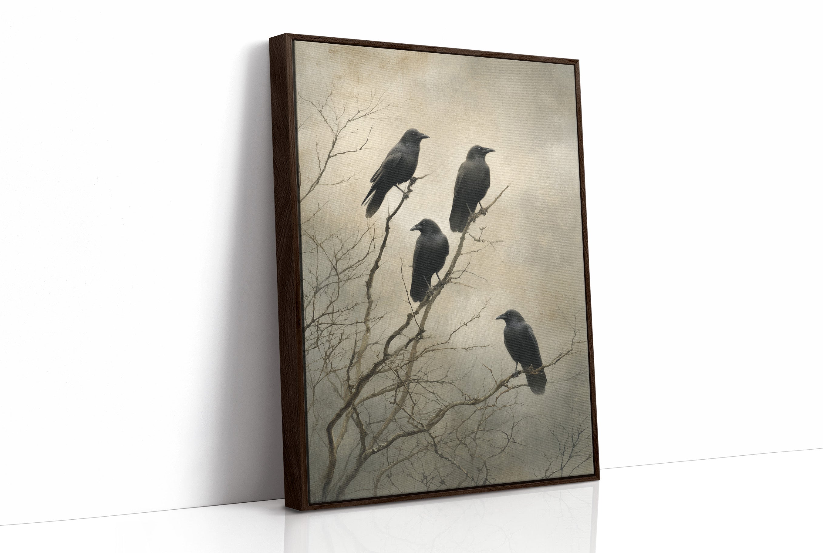 Ravens Hold The Barren Branch