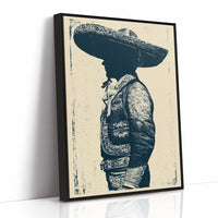 Vaquero in Profile: A Western Silhouette