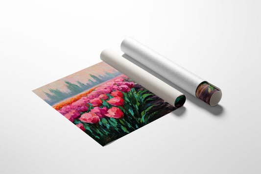 Path Through Petal-Laden Dreams