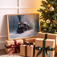 Steam Rises Through Winter's Quiet Forest