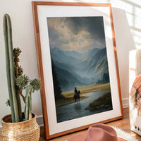 Crossing Waters Under Mountain Light