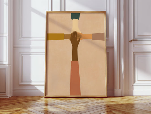 Together in Grace Minimalist Hands