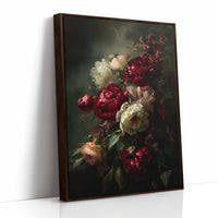 Velvet Blooms Against Midnight Walls