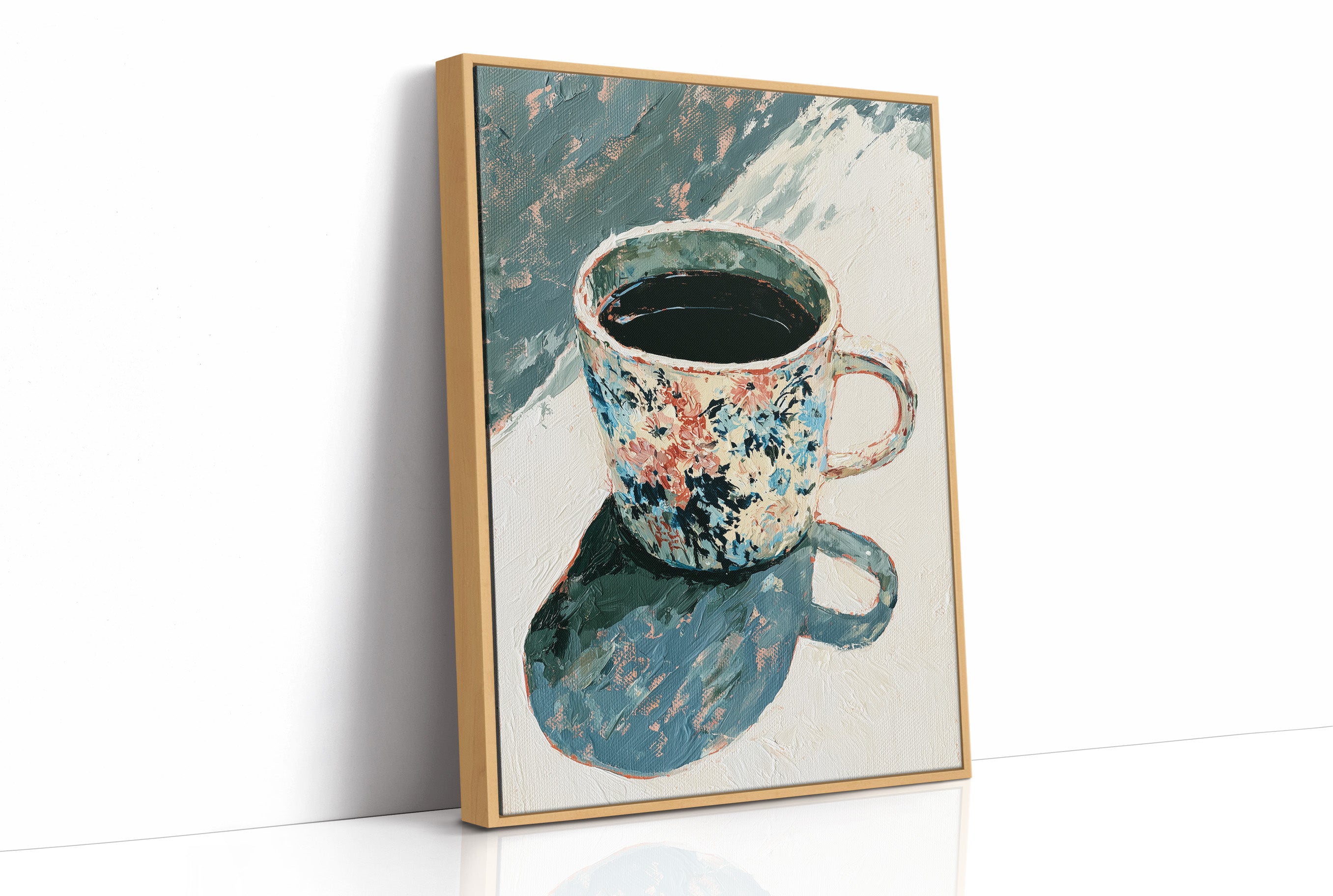 Floral Mug, Long Morning Shadow