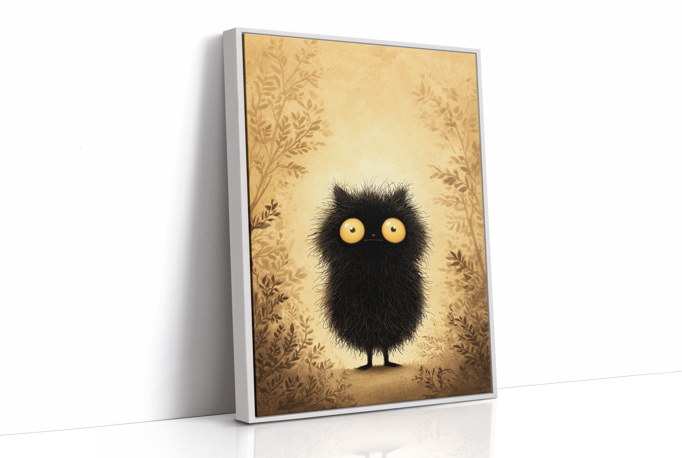 Curious Fluff Meets Golden Light