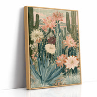 Desert Sunset: Pastel Botanical Bloom