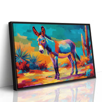 Desert Colors Dance With Burro