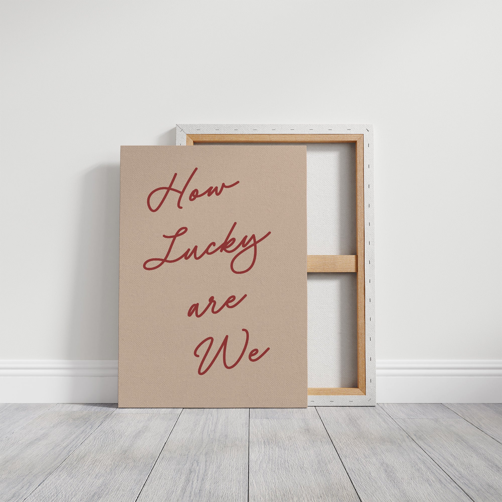 Lucky, In Cursive