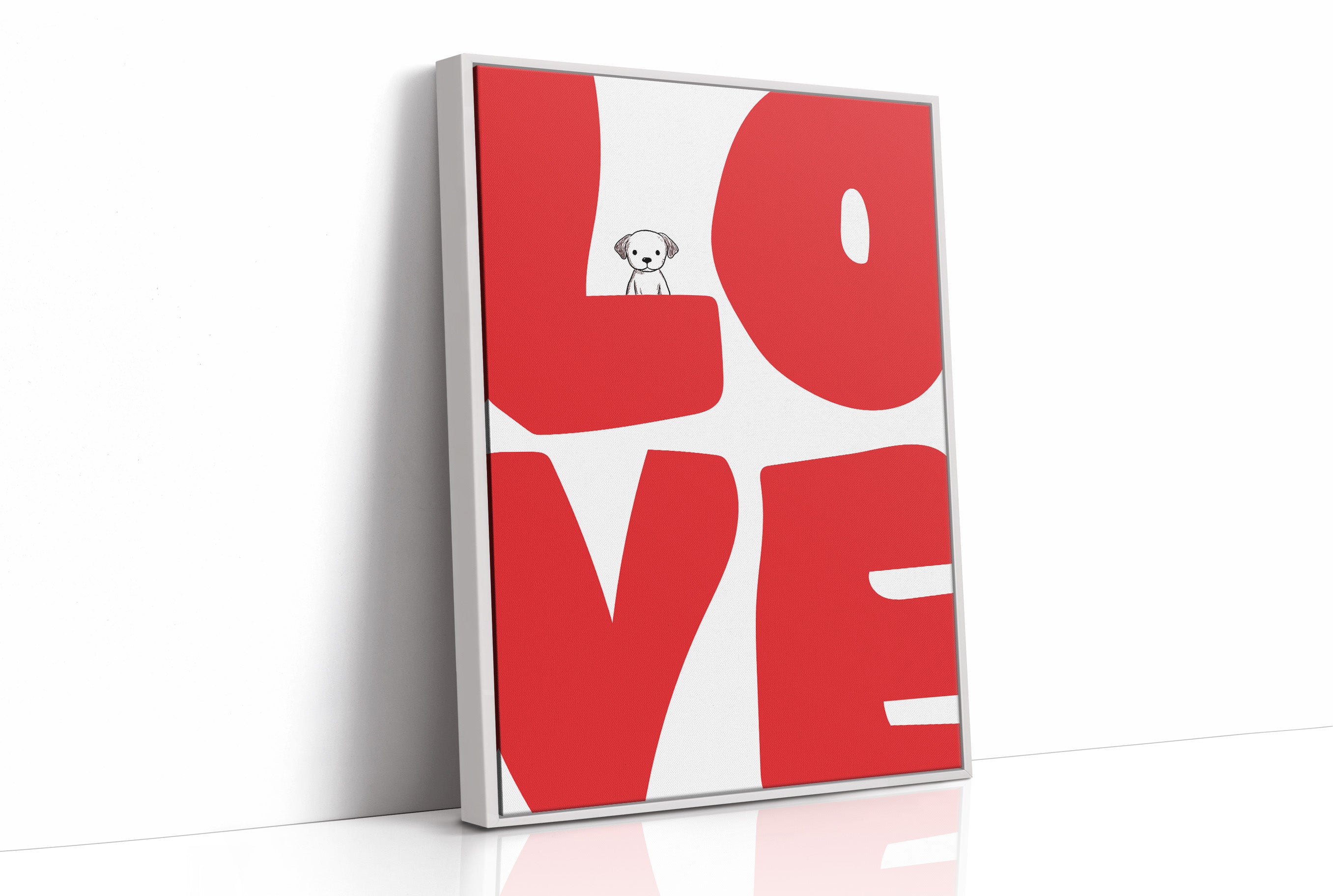 Puppy Love in the Typography of Affection