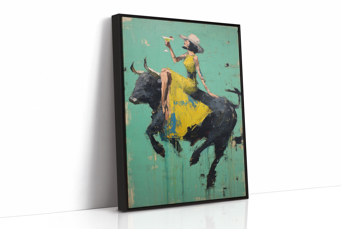 Champagne Ride in Turquoise