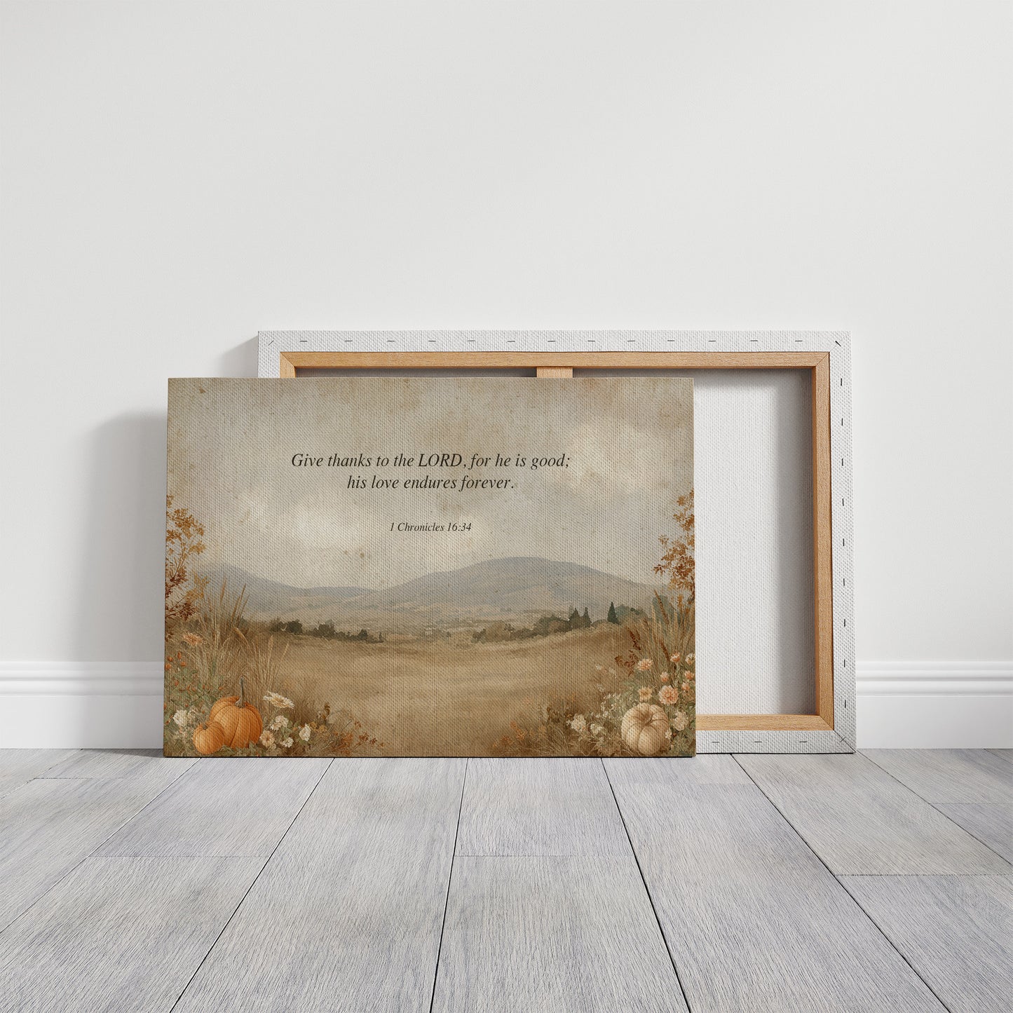 Scripture Rests Among Autumn Fields