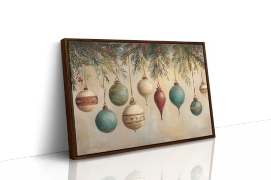 Evergreen Symphony of Vintage Ornaments