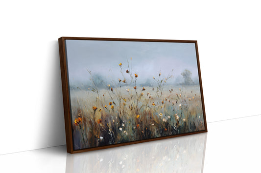 Wildflowers in the Morning Mist