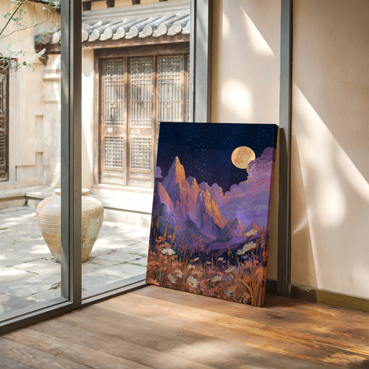 Moonlit Peaks and Meadow Serenades
