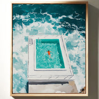 Ocean Pool Catches Summer's Float