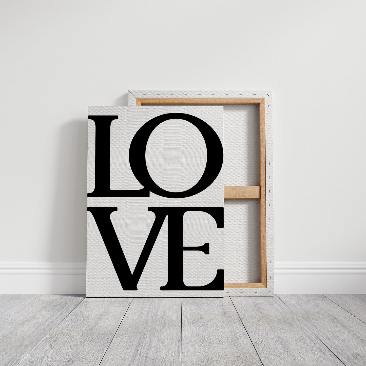 Bold Serif Love Typography Print