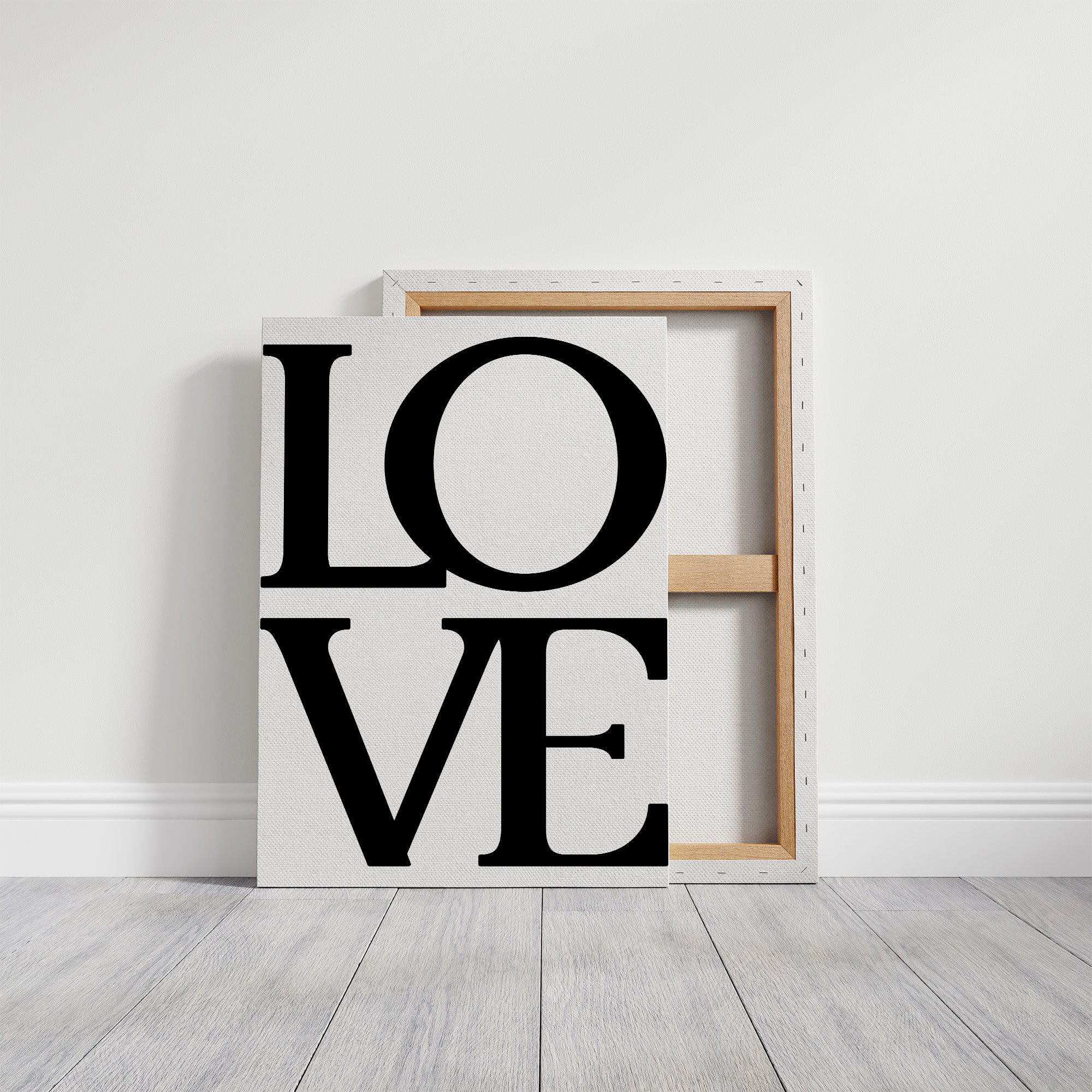 Bold Serif Love Typography Print