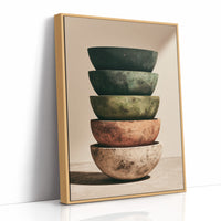 Stacked Stoneware: Earth to Moss