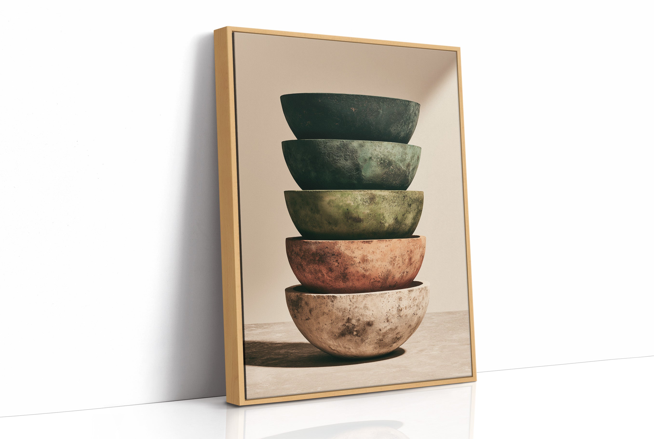 Stacked Stoneware: Earth to Moss