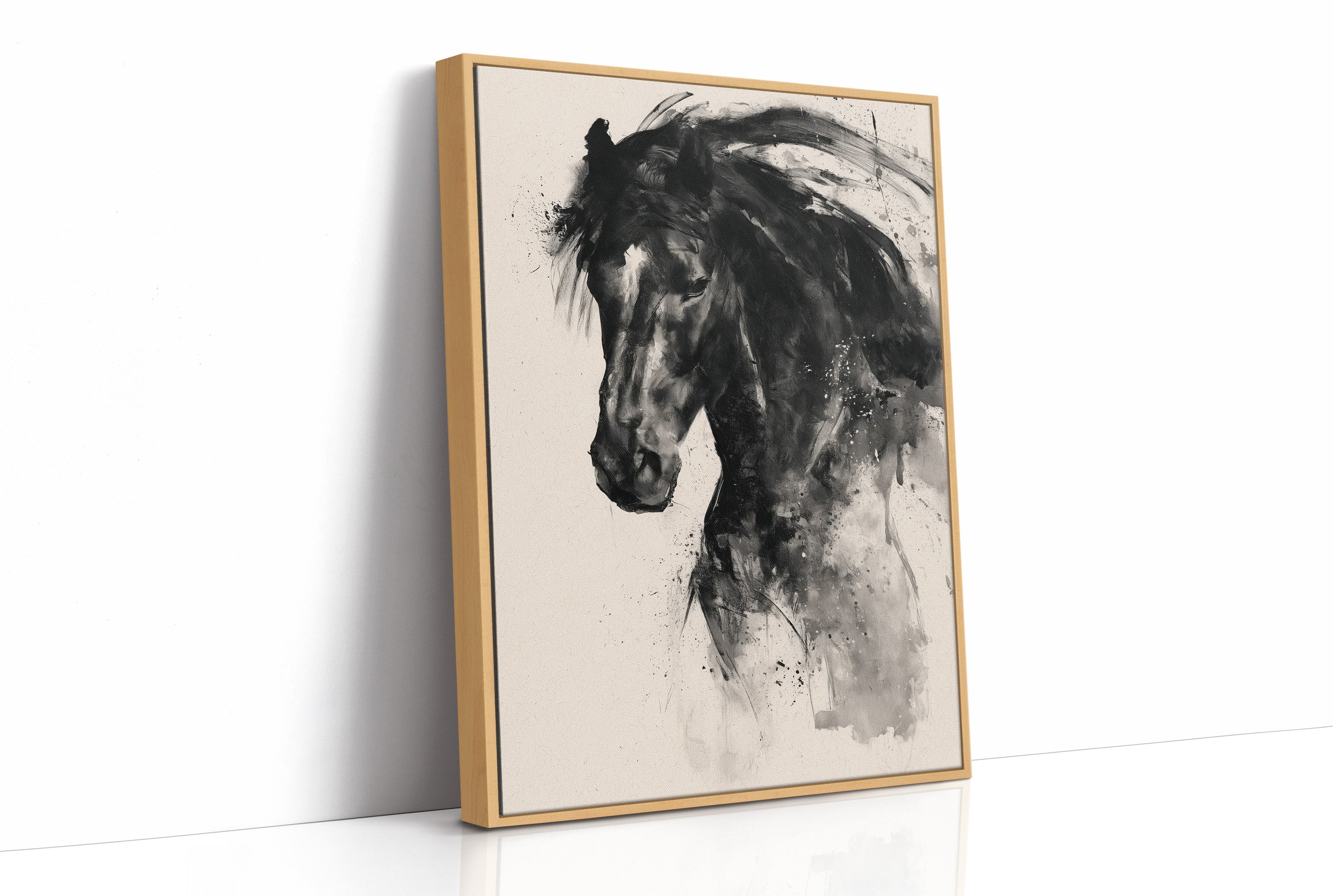 Unbridled Motion: Charcoal Stallion