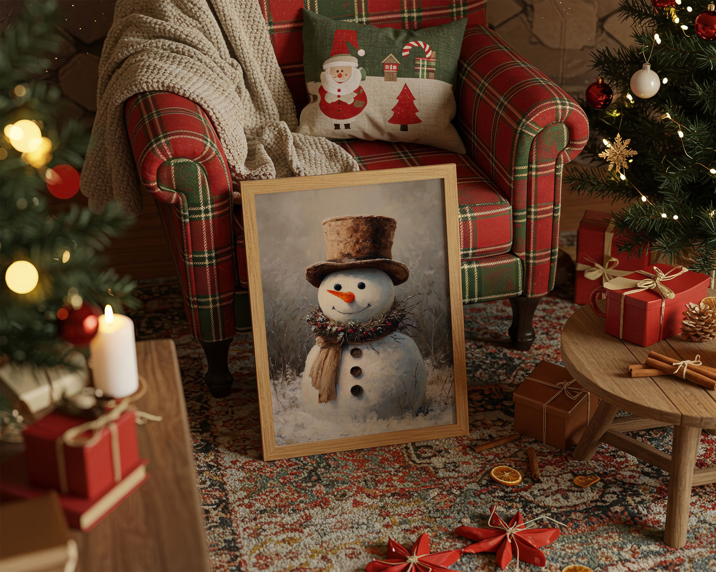 Frosty's Portrait In Golden Light