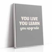 You Live You Learn You Upgrade