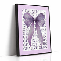 Purple Pride: LSU Spirit Wrapped in Elegance