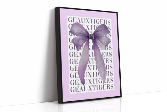 Purple Pride: LSU Spirit Wrapped in Elegance