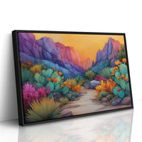 Cactus Blooms Paint Desert Rainbows