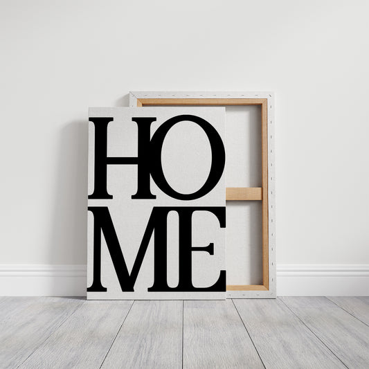 Bold Serif Home Typography Print