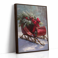 Santa's Sleigh Carries Winter's Song