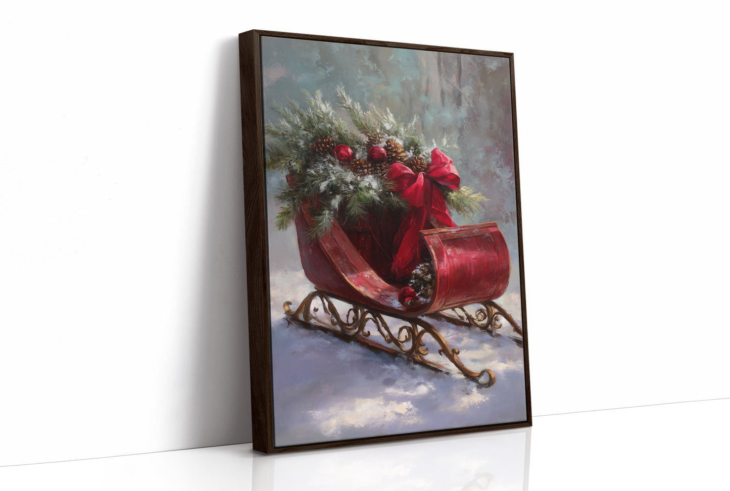 Santa's Sleigh Carries Winter's Song